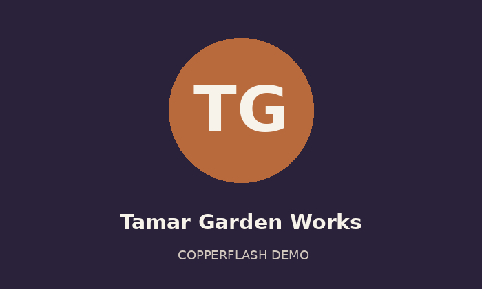 Tamar Garden Works logo