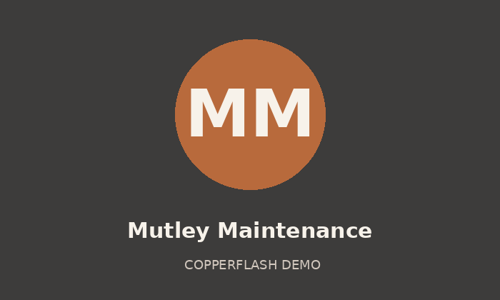 Mutley Maintenance logo